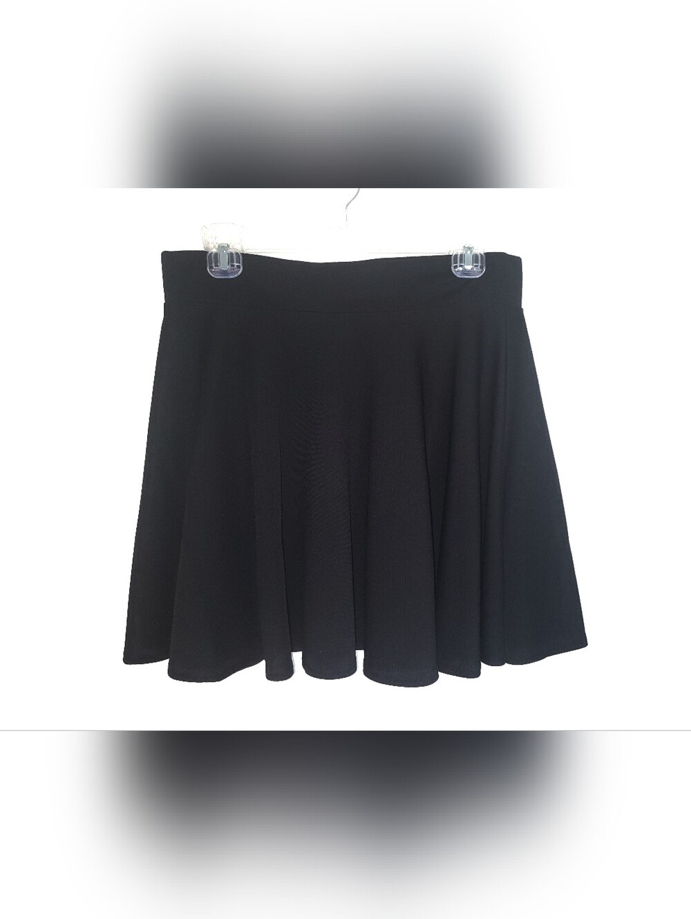 Women's Black Circle Skirt - Flared Skater Style